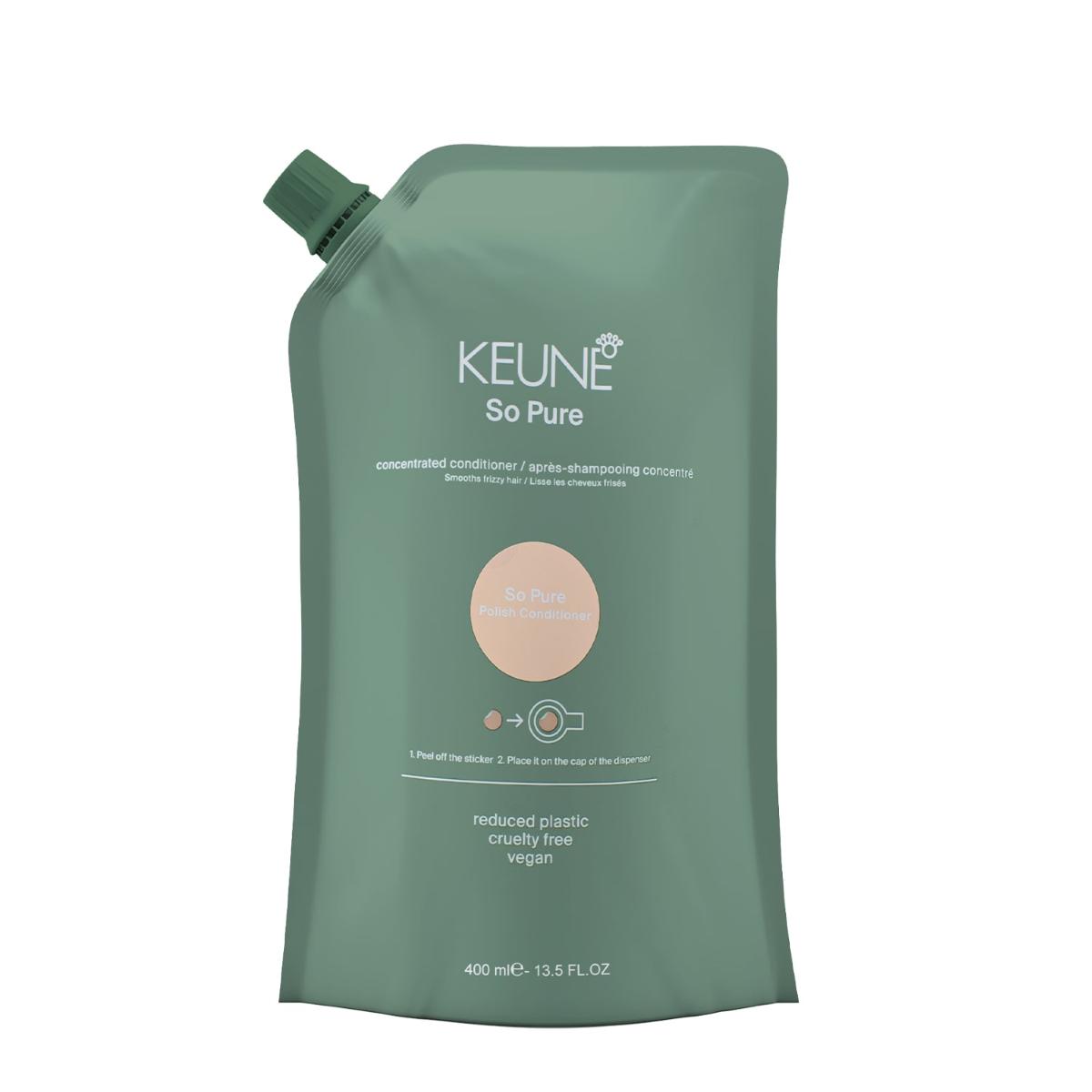Keune So Pure Polish Refil - Condicionador 400 ml - 1