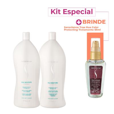 Kit Senscience Moisture Silk True Hue Salon Sérum (3 produtos)