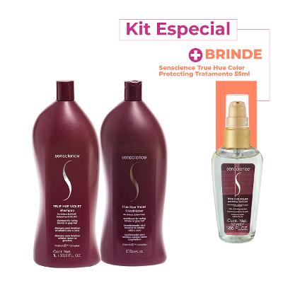 Kit Senscience True Hue Violet Salon Sérum (3 produtos)