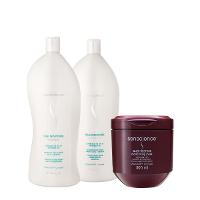 Kit Senscience Silk Moisture Inner Restore Salon Total (3 produtos) - 1