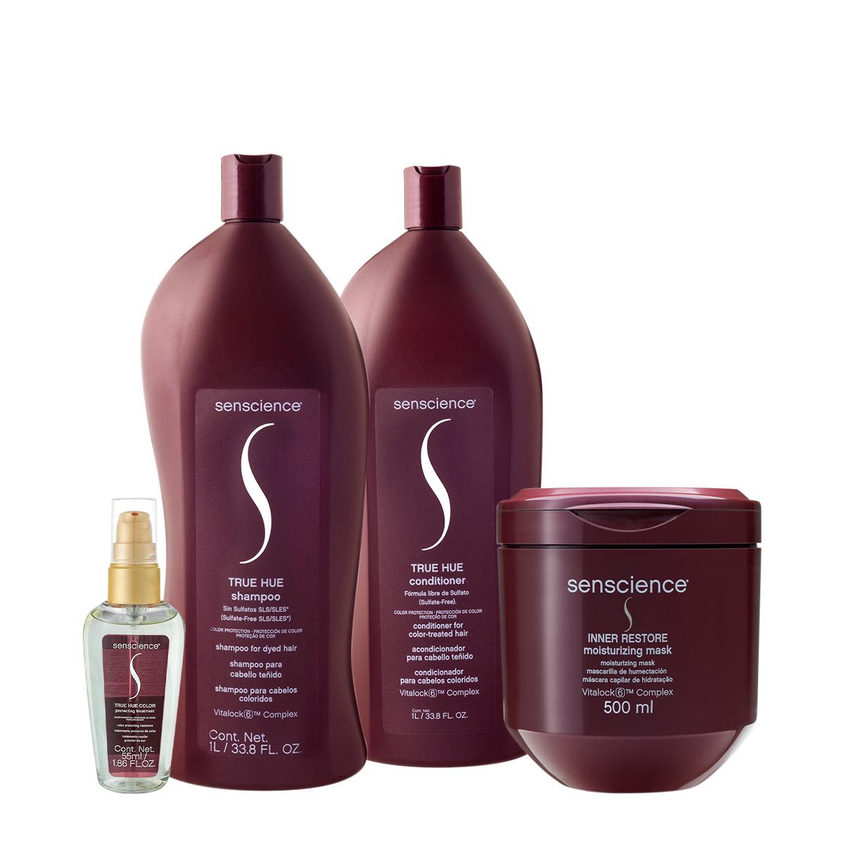Kit Senscience Violet True Hue Inner Salon Total Oil (4 produtos) - 1