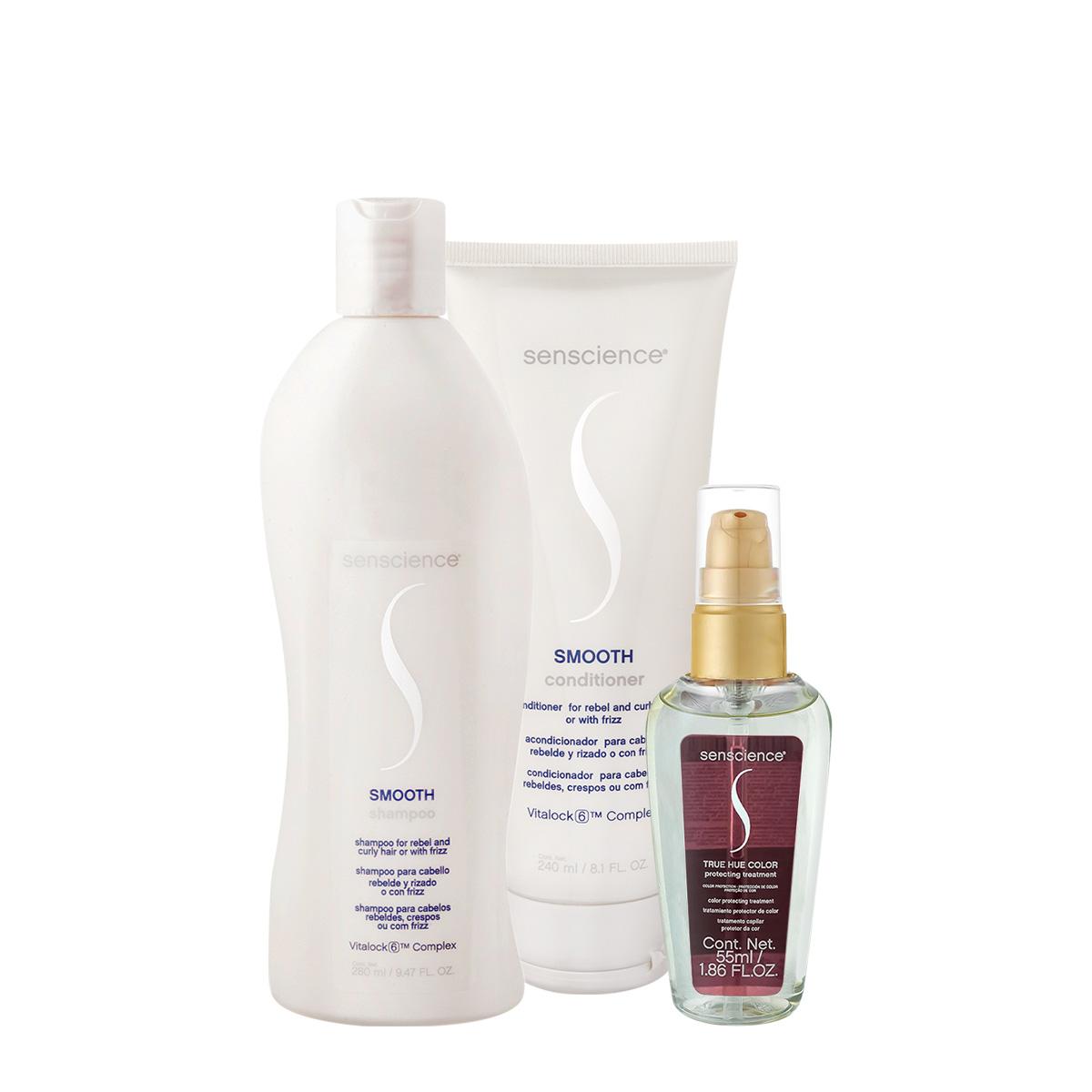 Kit Senscience True Hue Smooth Duo Oil (3 produtos) - 1