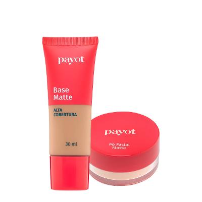 Kit Payot Alta Cobertura Base Cor 5 e Pó Solto Cor 2 (2 produtos)