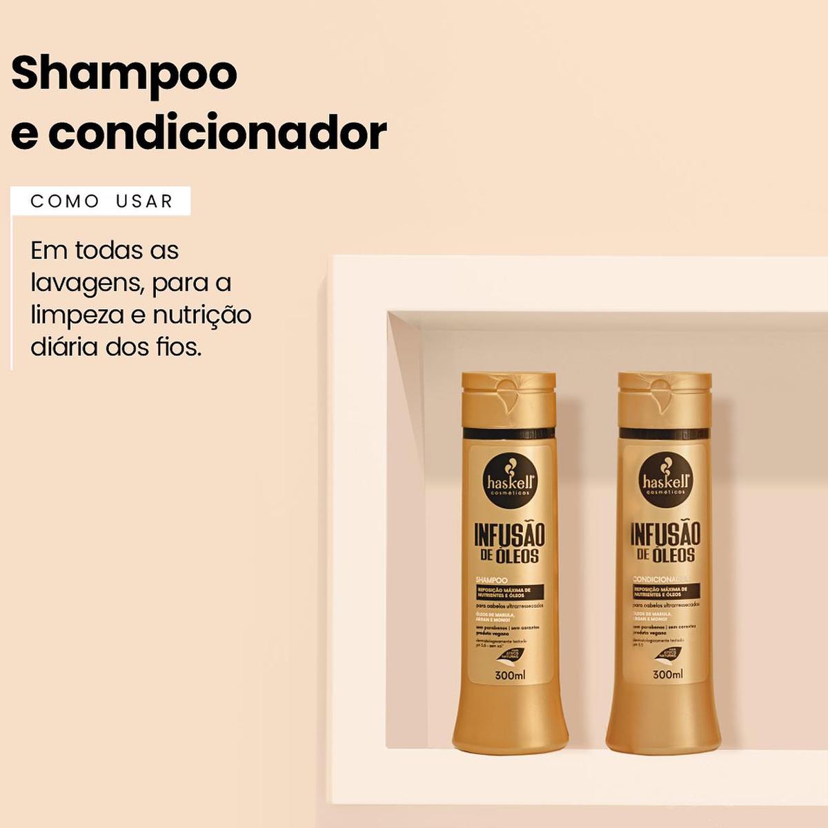 Haskell Infusão de Óleos - Condicionador 300ml - 3