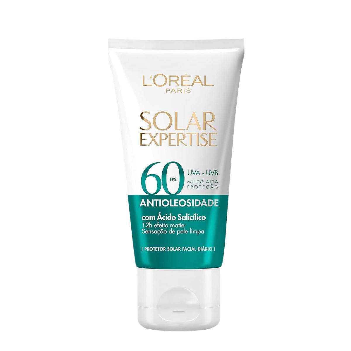 L'Oréal Paris Solar Expertise Antioleosidade FPS60 - Protetor Solar Facial 40g - 1