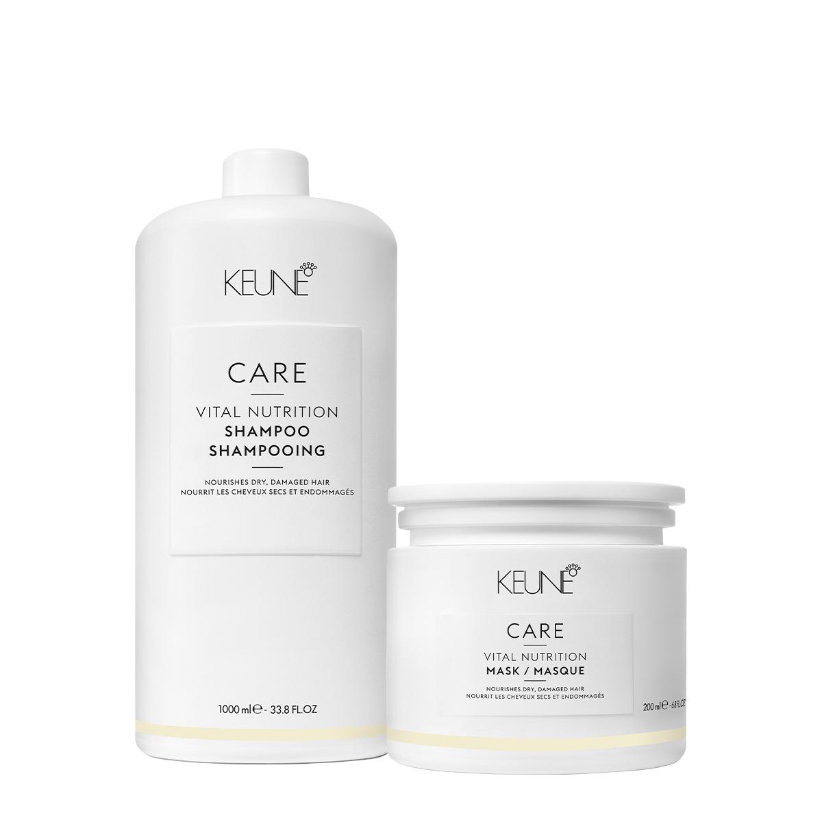 Kit Keune Care Vital Nutrition Shampoo e Máscara (2 produtos) - 1