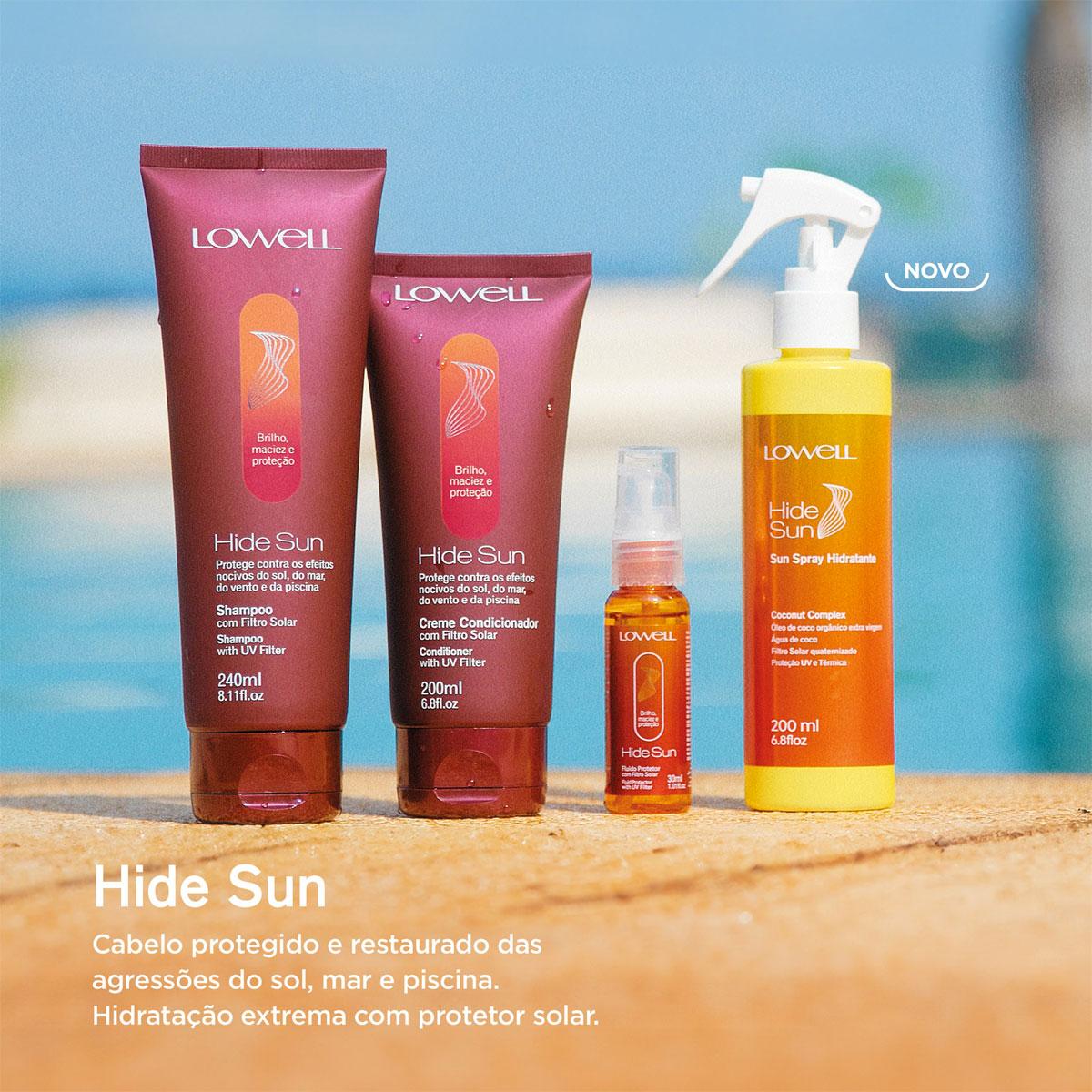 Kit Lowell Hide Sun Shampoo Spray Hidratante (2 produtos) - 5