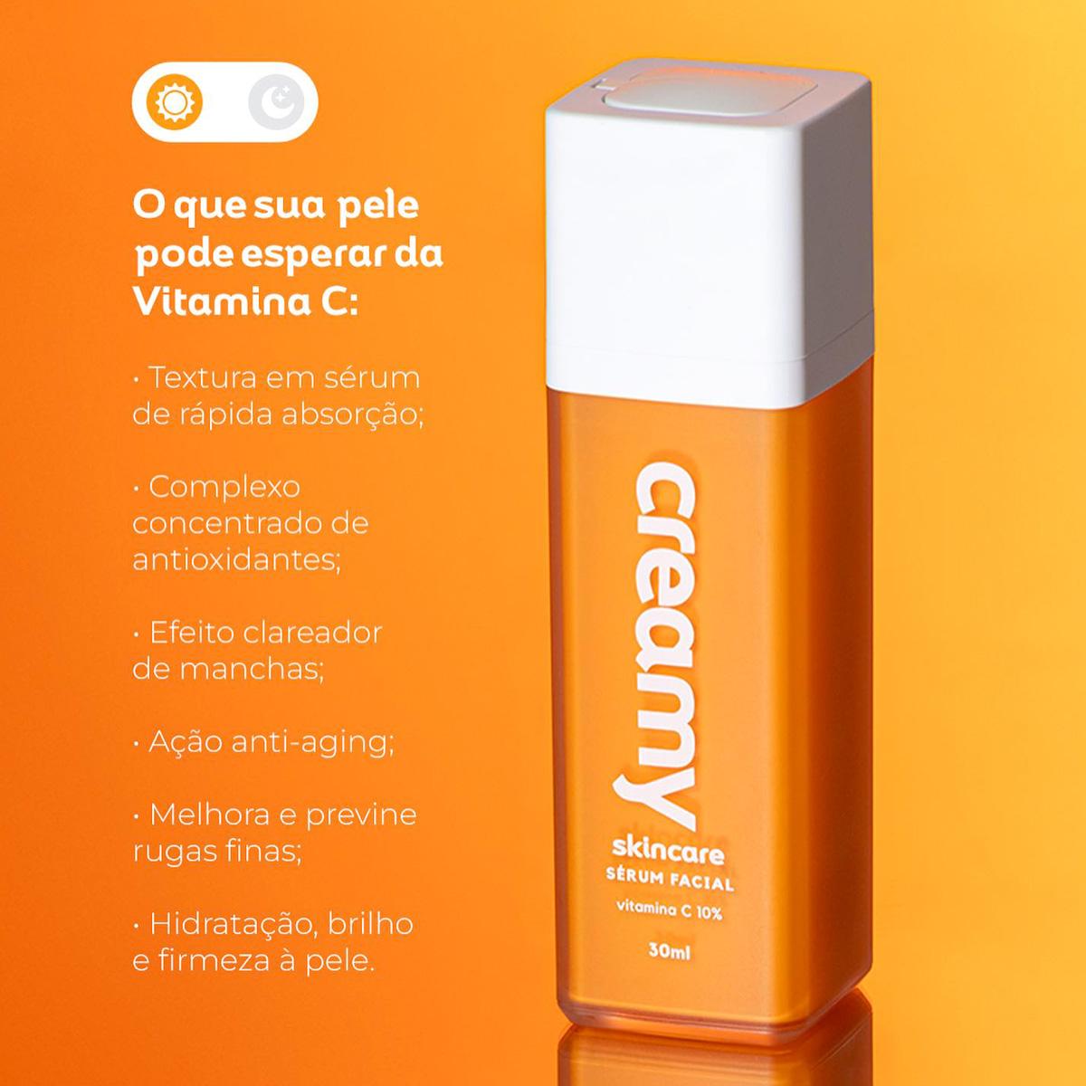 Kit Creamy Skincare Limpador Glicerinado Vitamina C Mandélico (3 produtos) - 3