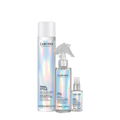 Kit Cadiveu Professional Final Style Supreme Óleo Fluido e Spray Fixador (3 produtos)