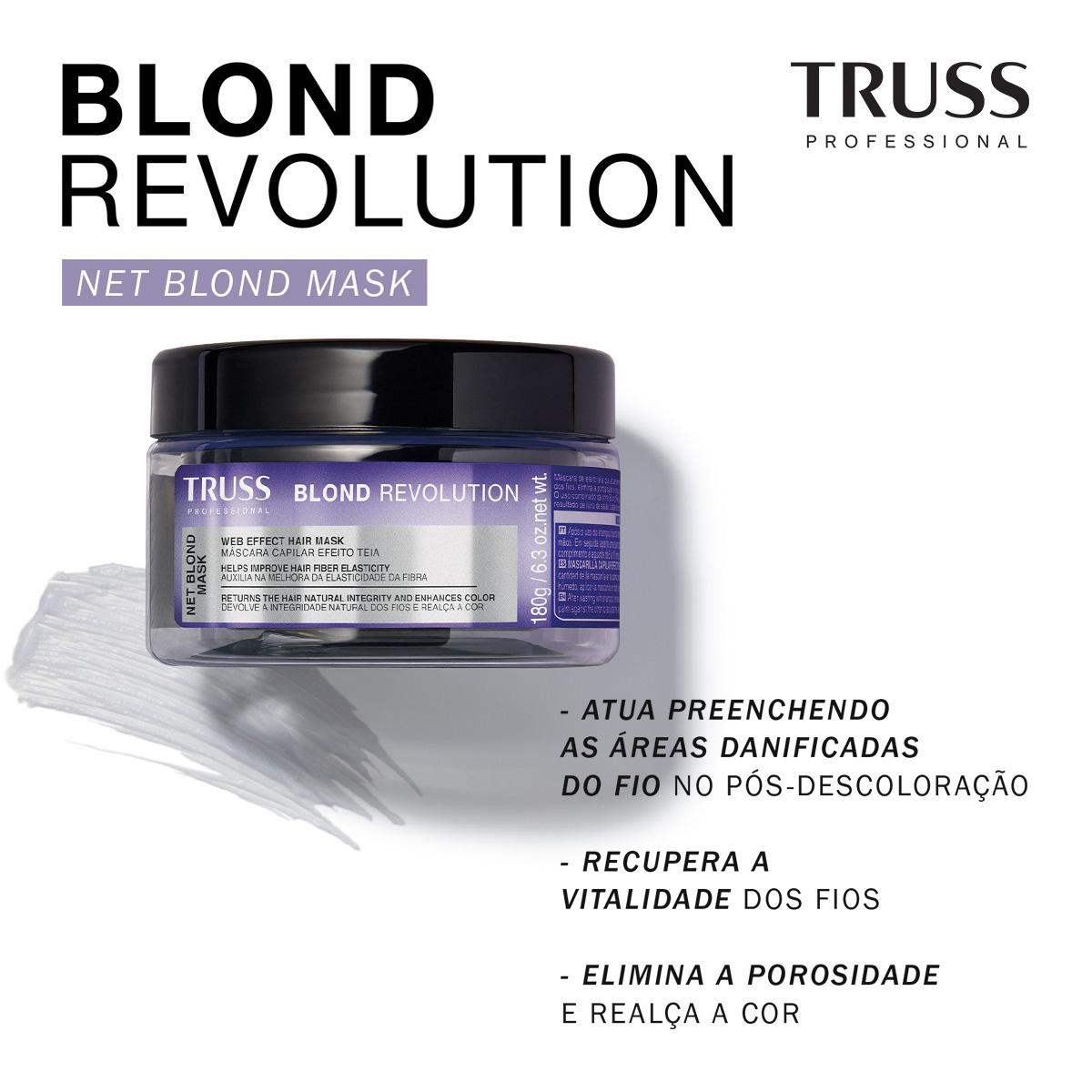 Truss Net Blond Revolution - Máscara Capilar 180g - 2