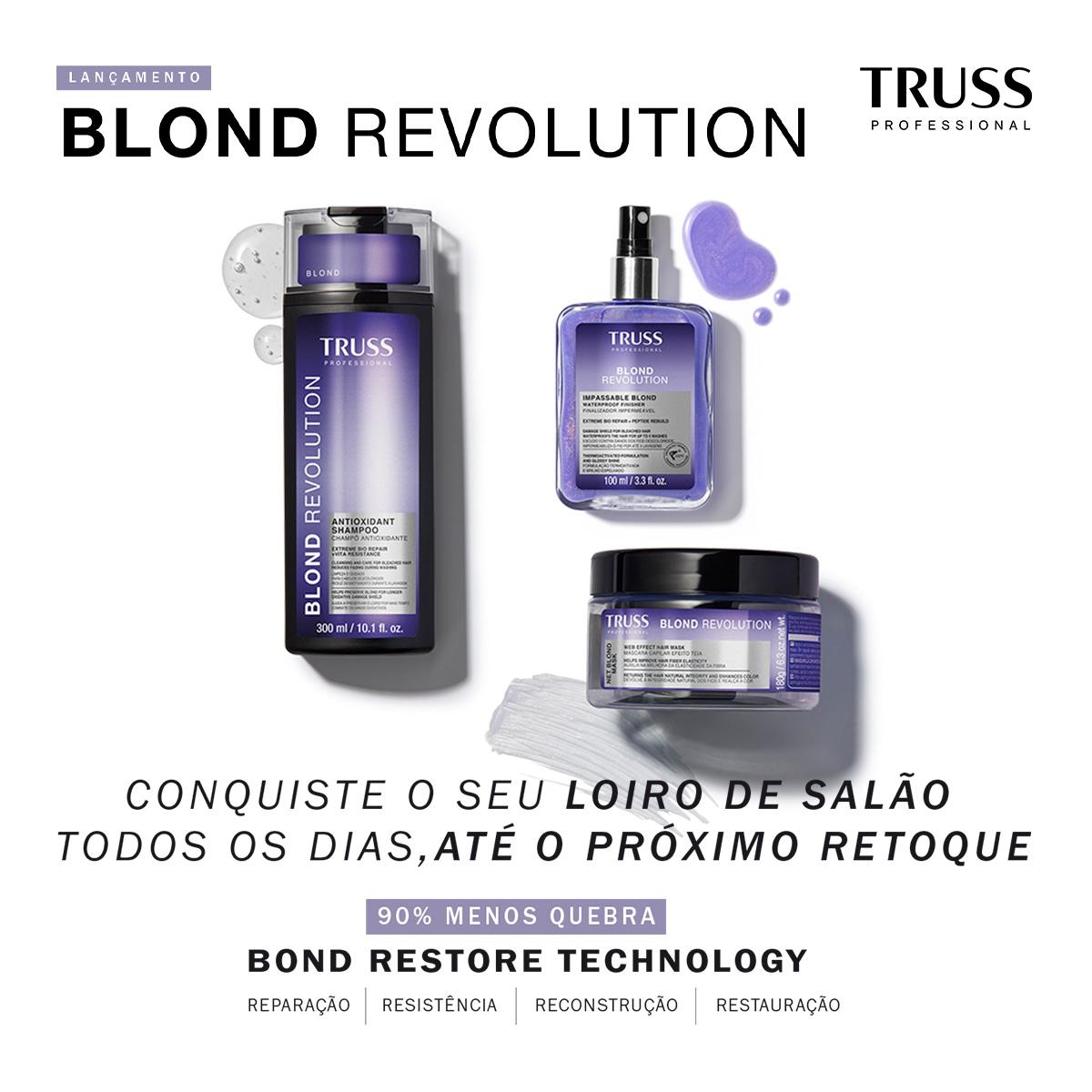 Truss Net Blond Revolution - Máscara Capilar 180g - 4