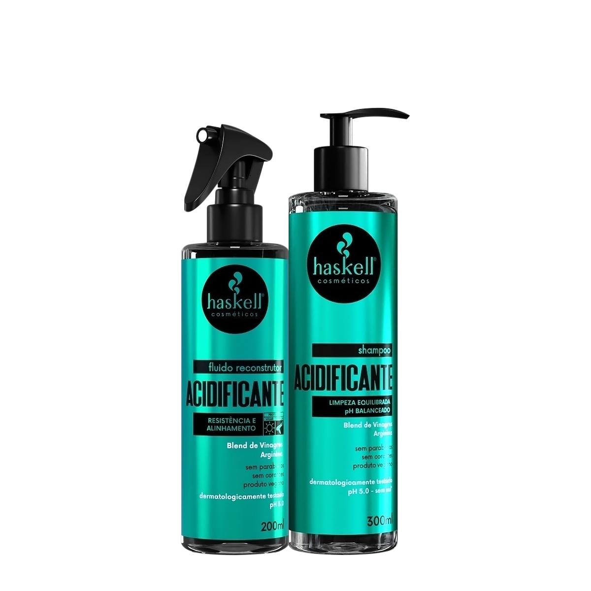 Kit Haskell Acidificante Shampoo+ Fluído Reconstrutor (2 produtos) - 1