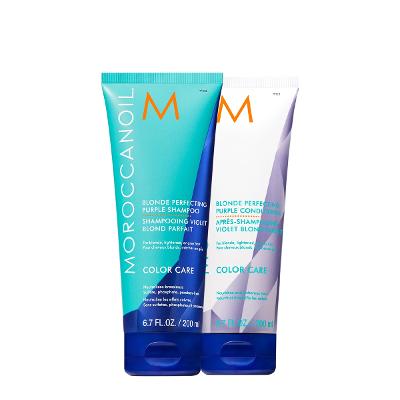 Kit Moroccanoil Color Care Blonde Perfection Purple Duo (2 produtos)