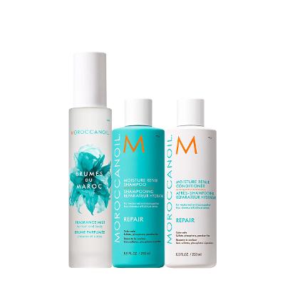 Kit Moroccanoil Reparador de Umidade Duo Bruma do Marrocos (3 produtos)