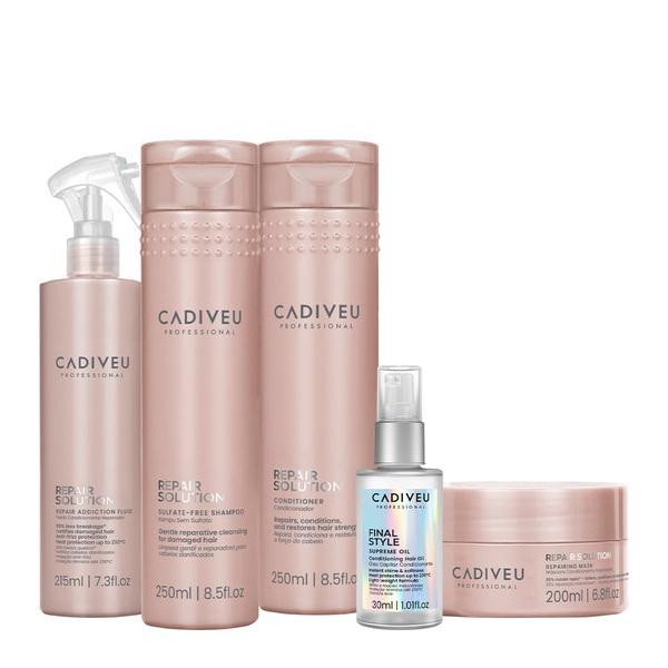 Kit Cadiveu Professional Repair Solution Home Care Total e Final Style Oil (5 produtos) - 1
