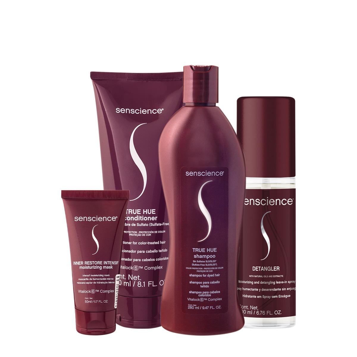 Kit Senscience True Hue Intensif Detangler Home Care Leave-in (4 produtos) - 1
