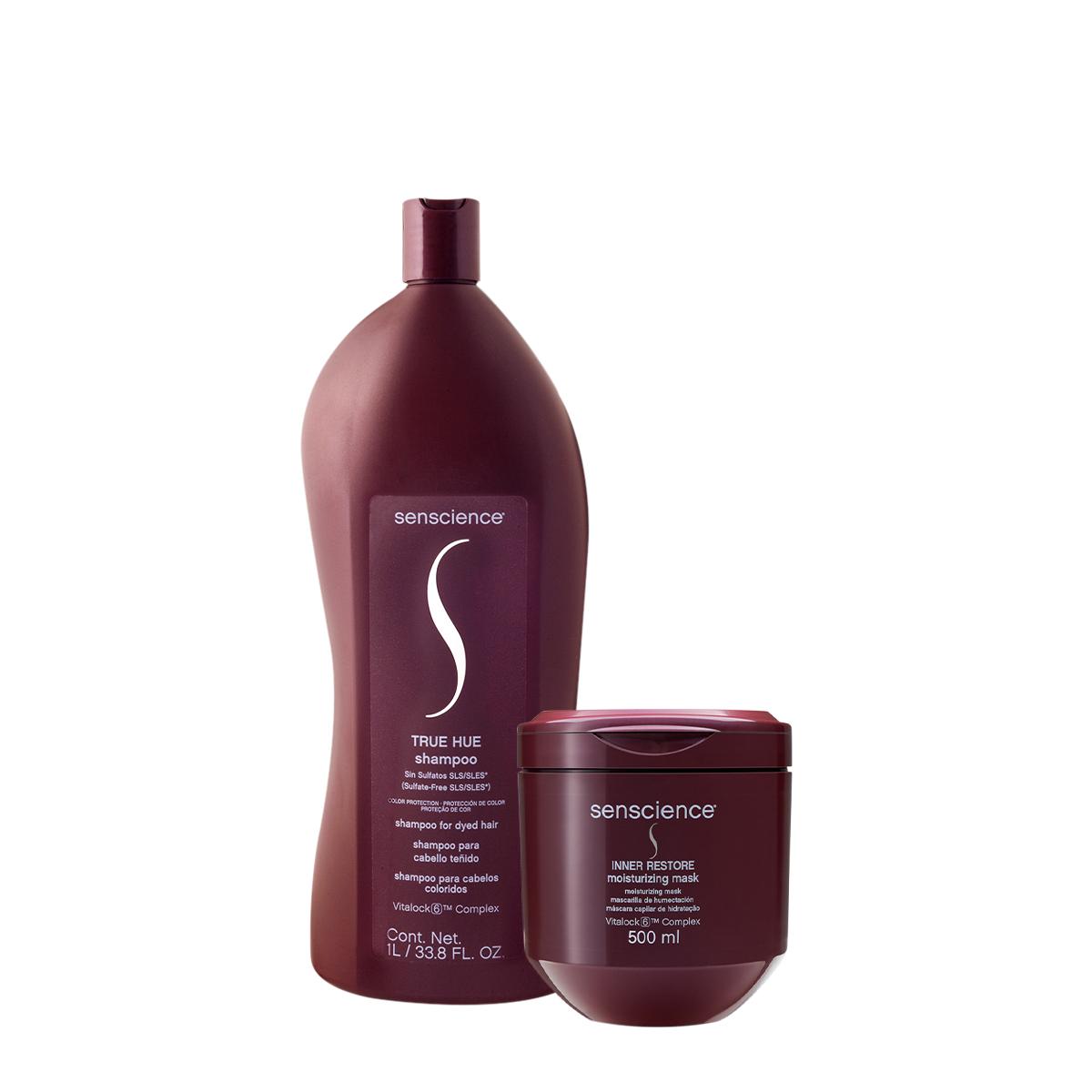 Kit Senscience True Hue Inner Shampoo Máscara (2 produtos) - 1