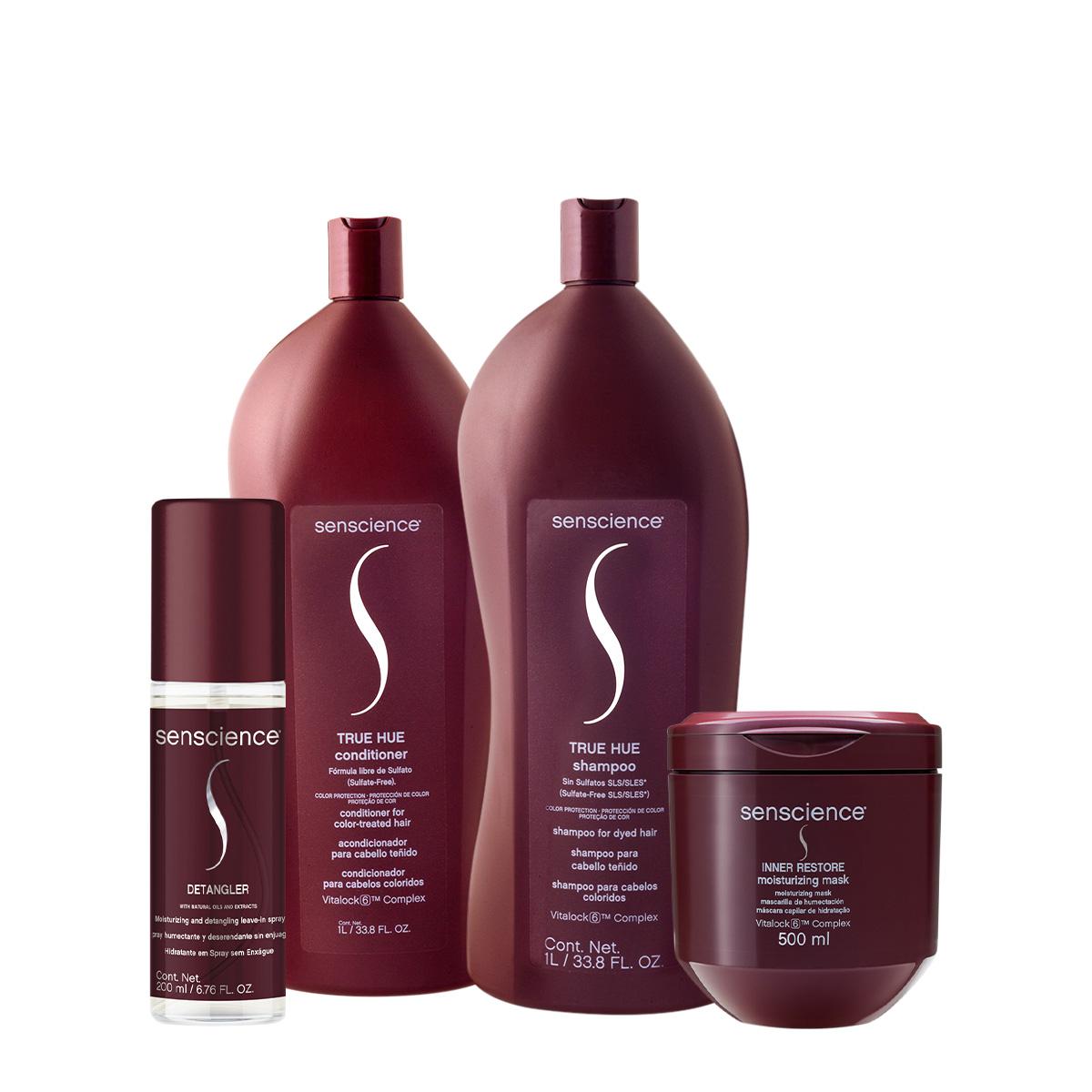 Kit Senscience True Hue Inner Detangler Salon Total Leave-in (4 produtos) - 1