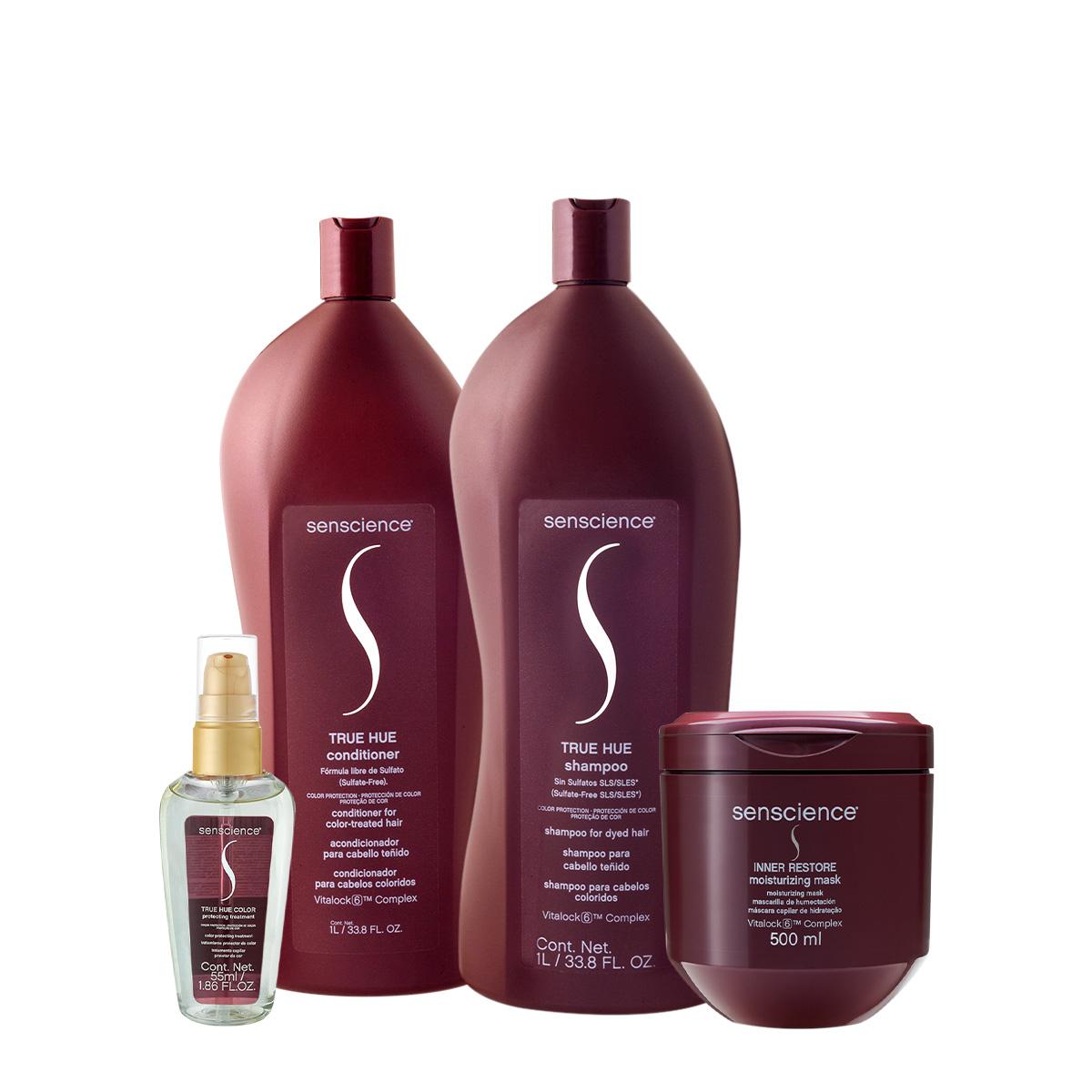 Kit Senscience True Hue Inner Salon Total Sérum (4 produtos) - 1