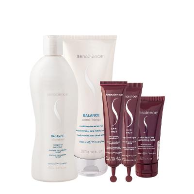Kit Senscience Balance Inner Home Care Sérum (5 produtos)