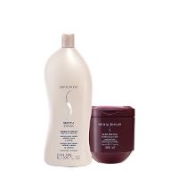 Kit Senscience Smooth Inner Shampoo Máscara (2 produtos) - 1