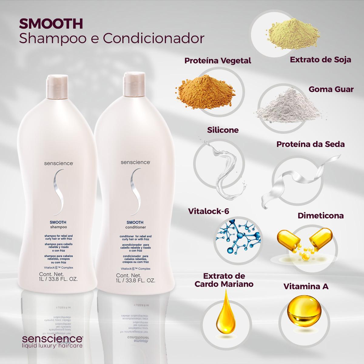 Kit Senscience Smooth Inner True Hue Salon Total Sérum (4 produtos) - 2