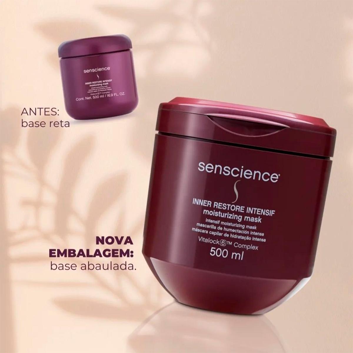 Kit Senscience Purify Shampoo Antirresíduo Litro e Inner Restore Intensif G (2 produtos) - 3