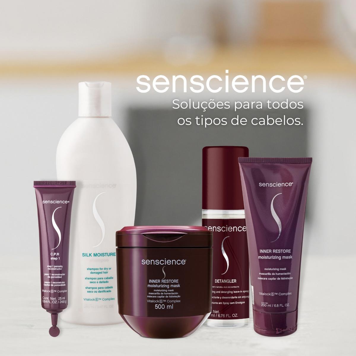 Kit Senscience Purify Shampoo Antirresíduo Litro e IInner Restore Moisturizing G (2 produtos) - 4