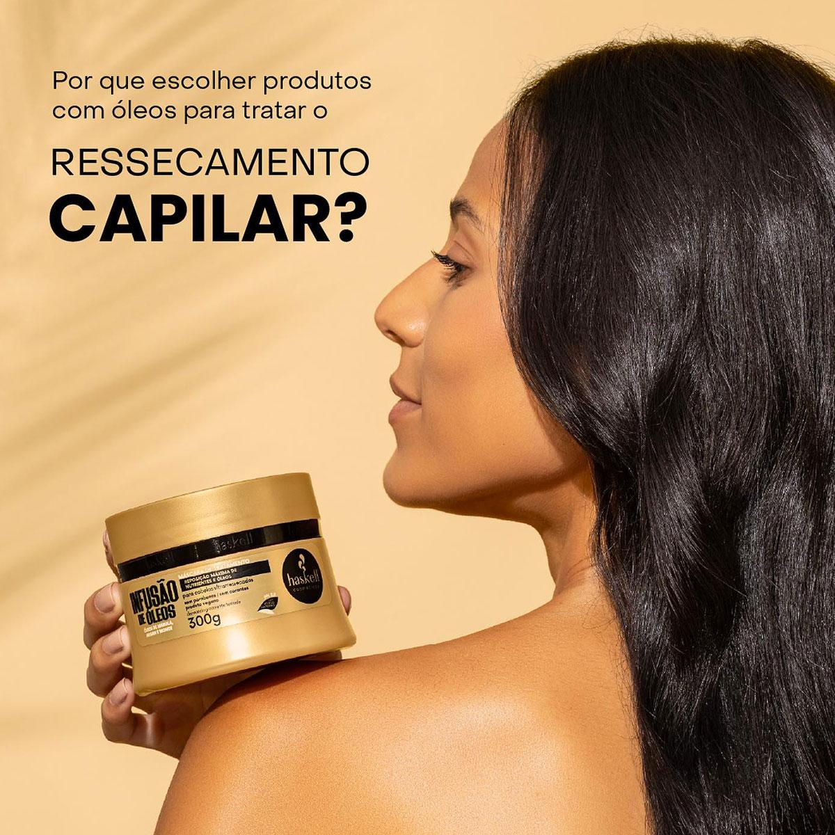 Kit Haskell Infusão de Óleos Shampoo e Máscara G (2 produtos) - 4