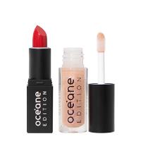 Kit Océane Edition Mini Lipstick Red Kiss e Glossy Me Glazed (2 produtos) - 1