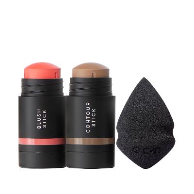 Kit Océane Edition Mini Blush Coral Stick Contorno Marrom Médio e Mini Drop (3 produtos)