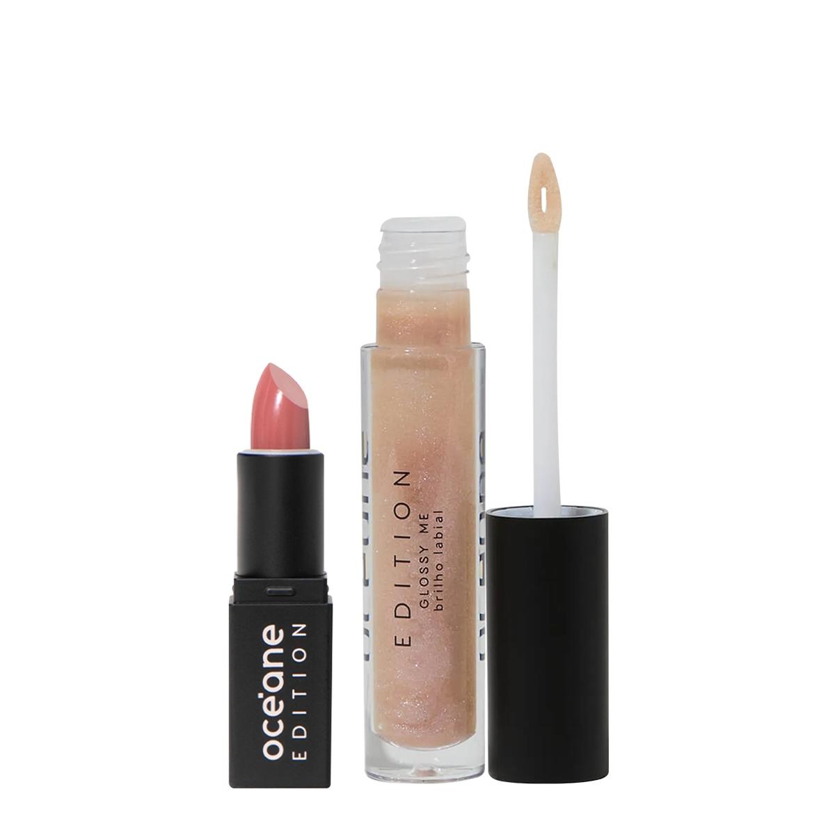 Kit Océane Edition Mini Lipstick Sienna Nude e Glossy Me Glazed (2 produtos) - 1