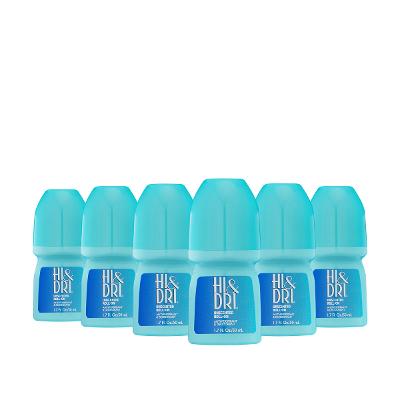 Kit Hi e Dri Unscented Roll-On Desodorante (6 unidades)