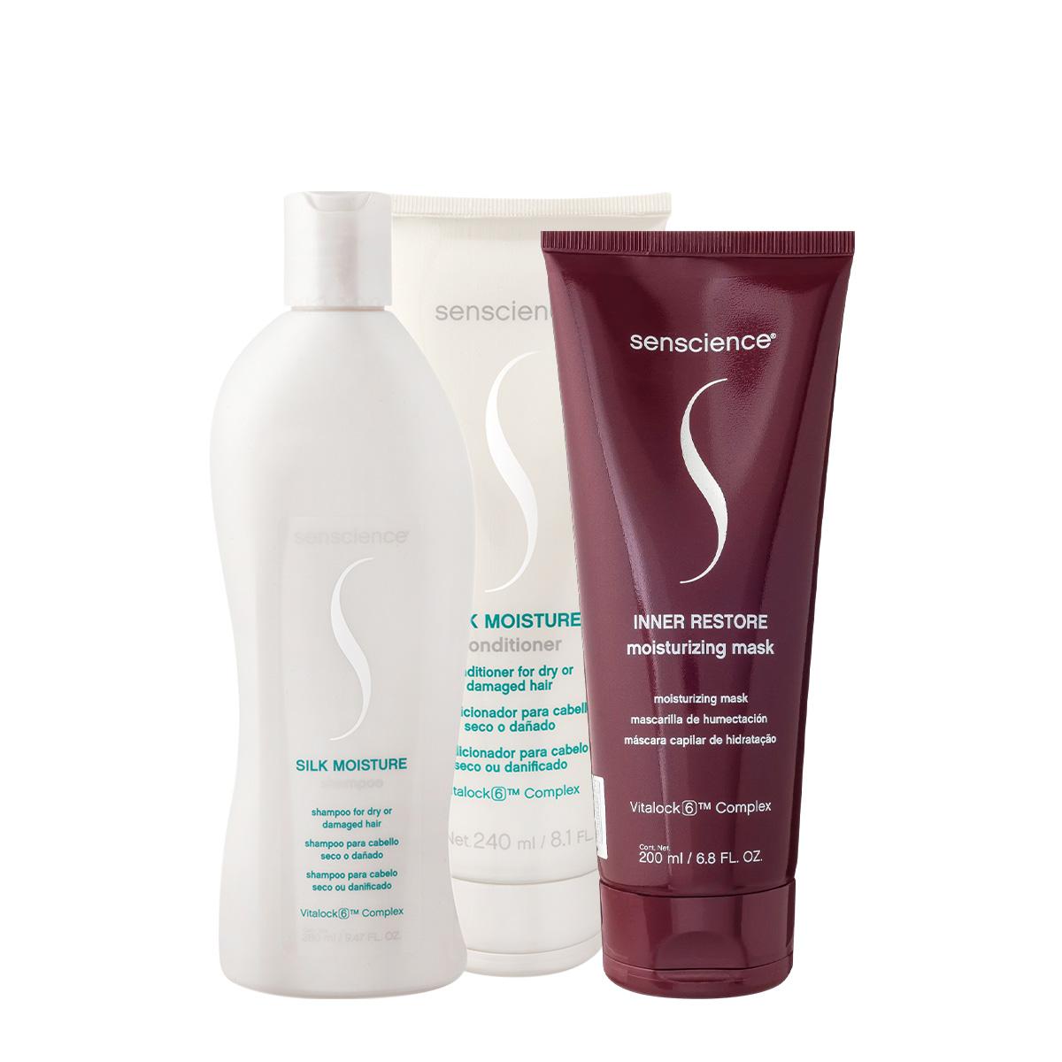 Kit Senscience Silk Moisture Inner Home Care (3 produtos) - 1