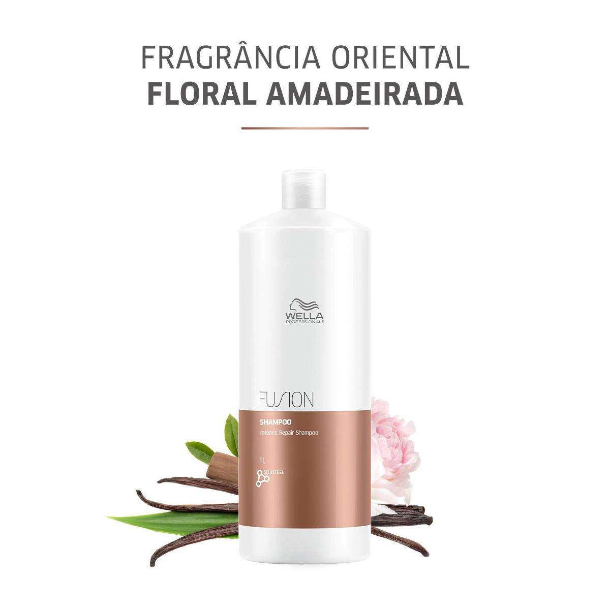 Kit Wella Professionals Fusion Reflections Shampoo Máscara Oil (3 produtos) - 2