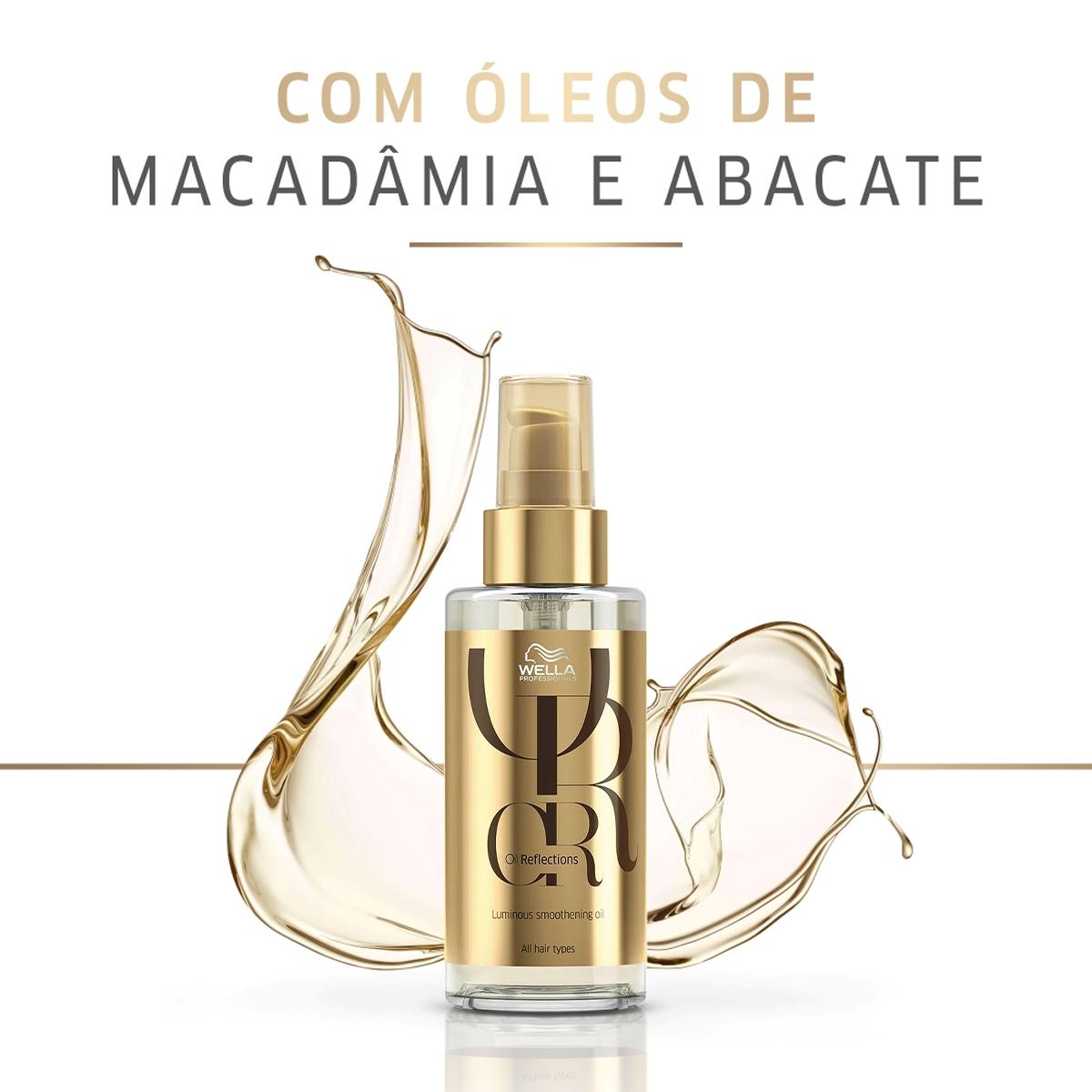 Kit Wella Professionals Fusion Reflections Shampoo Máscara Oil (3 produtos) - 3