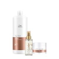 Kit Wella Professionals Fusion Reflections Shampoo Máscara Oil Light (3 produtos) - 1