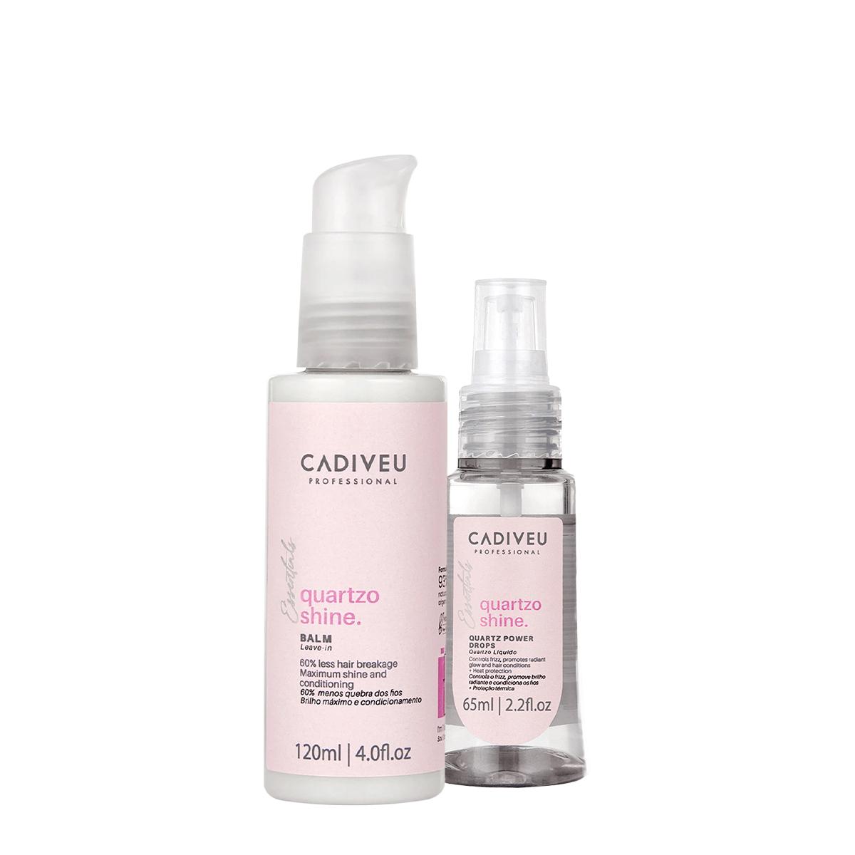 Kit Cadiveu Professional Essentials Quartzo Shine Oil Leave-in (2 produtos) - 1