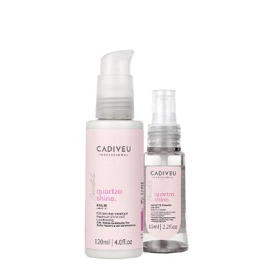 Kit Cadiveu Professional Essentials Quartzo Shine Oil Leave-in (2 produtos)
