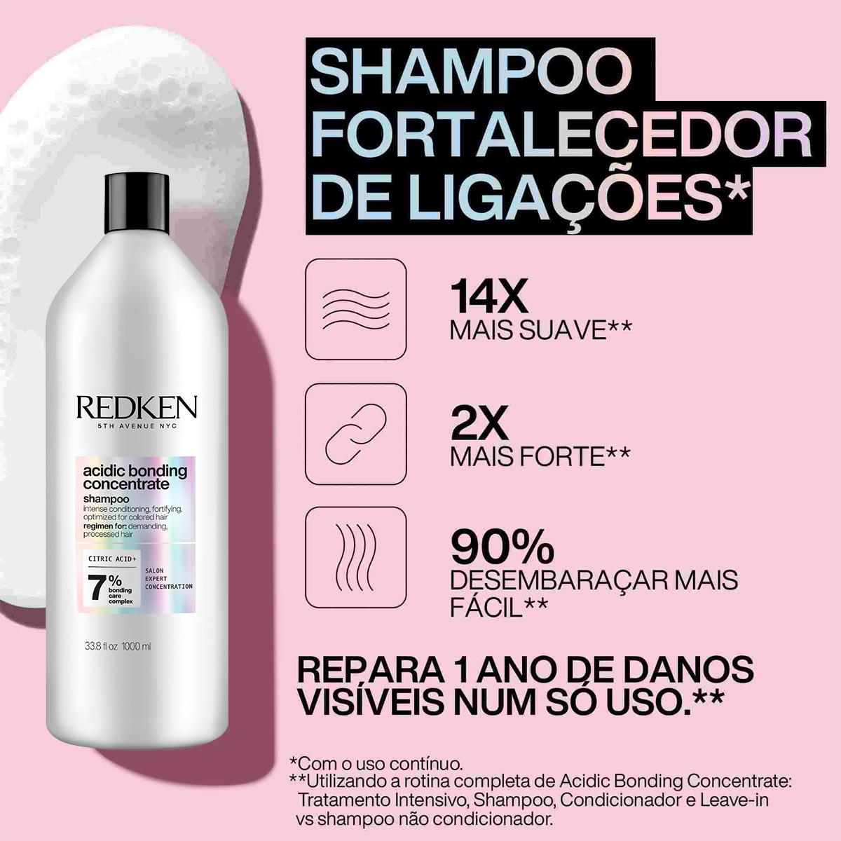 Redken Acidic Bonding Concentrate - Shampoo 1L - 3