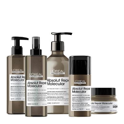 Kit L'Oréal Professionnel Absolut Repair Molecular Hair Care Total 250 (5 produtos)