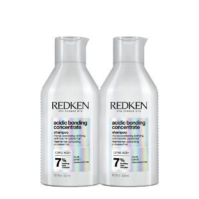 Kit Redken Acidic Bonding Concentrate Shampoo 300 Extra (2 unidades)