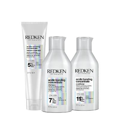 Kit Redken Acidic Bonding Concentrate Duo Leave-in (3 produtos)