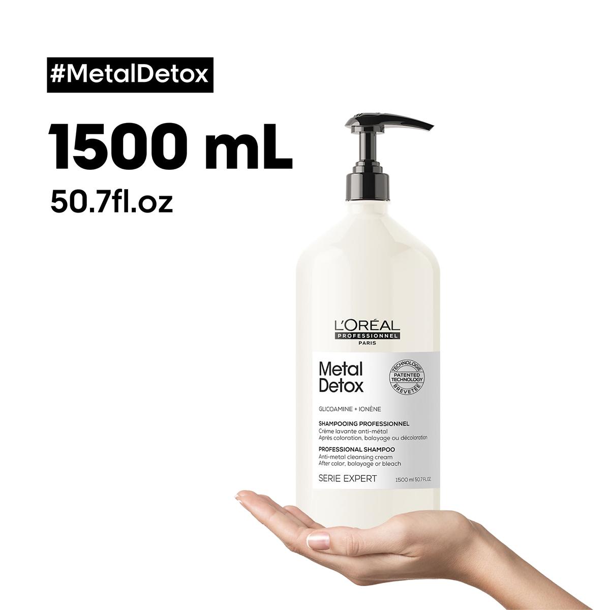 Kit L'Oréal Professionnel Metal Detox Pré Shampoo G Máscara Shampoo Óleo (4 produtos) - 3