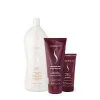 Kit Senscience Purify Shampoo Inner Restore Máscara e Mostuire Leave-in (3 produtos) - 1