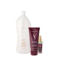 Kit Senscience Purify Shampoo Inner Restore Máscara e True Hue Óleo (3 produtos) - 1