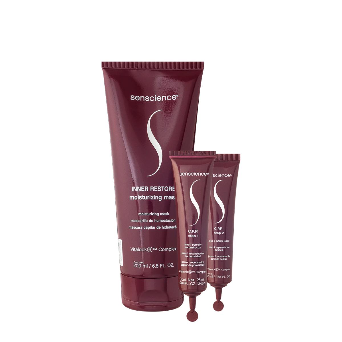 Kit Senscience Inner Restore Máscara M e C.P.R. (2 produtos) - 1