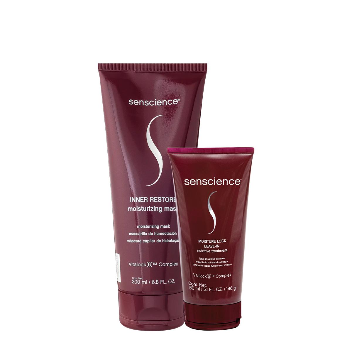 Kit Senscience Inner Restore Máscara Moisture Leave-in (2 produtos) - 1
