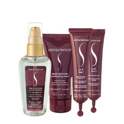 Kit Senscience Inner Restore Máscara True Hue Óleo e C.P.R Ampola (3 produtos)