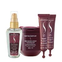 Kit Senscience Inner Restore Intensif Máscara True Hue Óleo e C.P.R Ampola (3 produtos) - 1